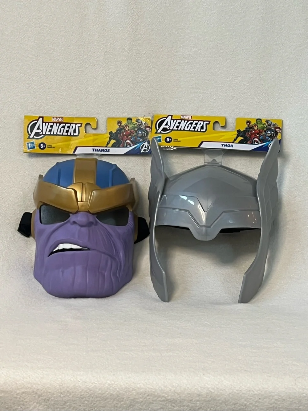 Marvel Avengers Thor and Thanos Set 2 Piece Costume Masks For Cosplay Halloween